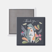 ポデカスタマイズンコとガルゴドッグハグズネイビーブルー マグネット (正面/裏面)