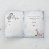 ポデコパーソナライズされたアンダルズ母クリスマス シーズンカード (内部)