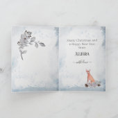 ポデコパーソナライズされたママのクリスマス シーズンカード (内部)