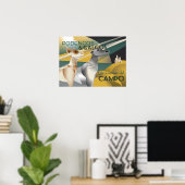 ポデコ&ガルゴヴィンテージアールデコスタイル ポスター (ホームオフィス)