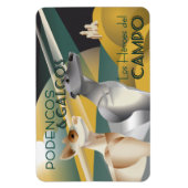 ポデコ&ガルゴヴィンテージアールデコスタイル マグネット (縦)