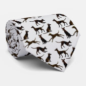 ポデンコとガルゴスケッチ白黒 ネクタイ (ロール)