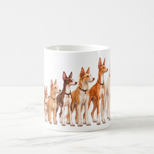 ポデンコの列 コーヒーマグカップ (中央)