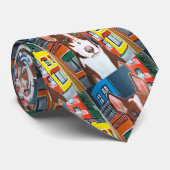 ポデンコインタウンズバイ絵を描アルフレッドキツネ ネクタイ (ロール)