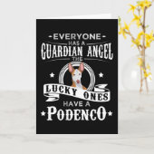 ポデンコドッグギおもしろいフトアイディア カード (黄色い花)