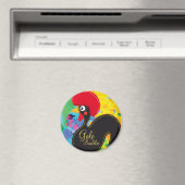 ポトクールガルの雄鶏#01 - Galo de Barcelos マグネット (インサイチュ (食洗機))