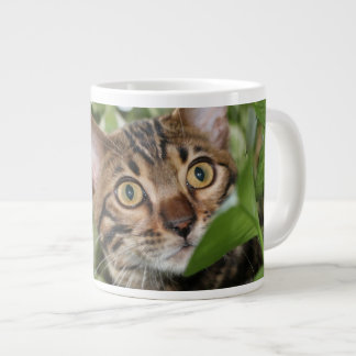 ポトスのベンガルの子猫 ジャンボコーヒーマグカップ
