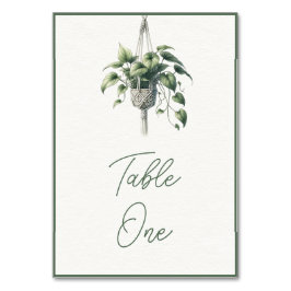 ポトス:ボホシック植物緑ミニマル植物 テーブルナンバー