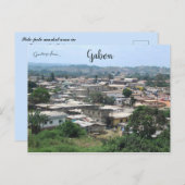 ポトポトマーケットエリアフランセビルガボン ポストカード (正面/裏面)