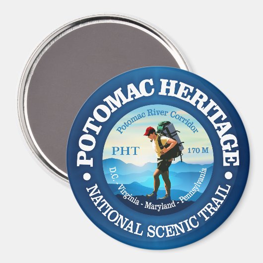 ポトマック伝統トレイル(C) マグネット (正面/裏面)