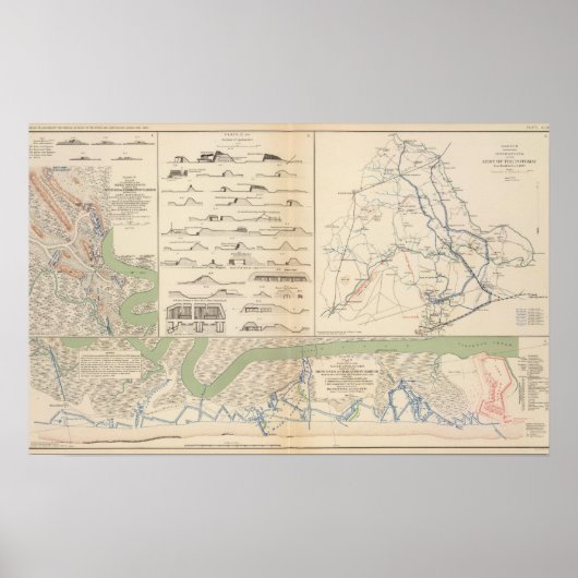 ポトマック作戦の陸軍チャールストン・ハーバー ポスター (正面)