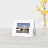 ポトマック川からのリンカーンMemoral カード (黄色い花)