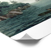 ポトマック川のビュー山バーノン(colou) ポスター (角)