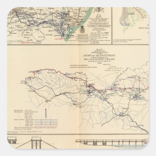 ポトマック陸軍作戦 スクエアシール (正面)