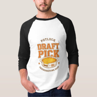 ポトラック指名順位1位 フレンズギビング ジョーク キャセロール Tシャツ