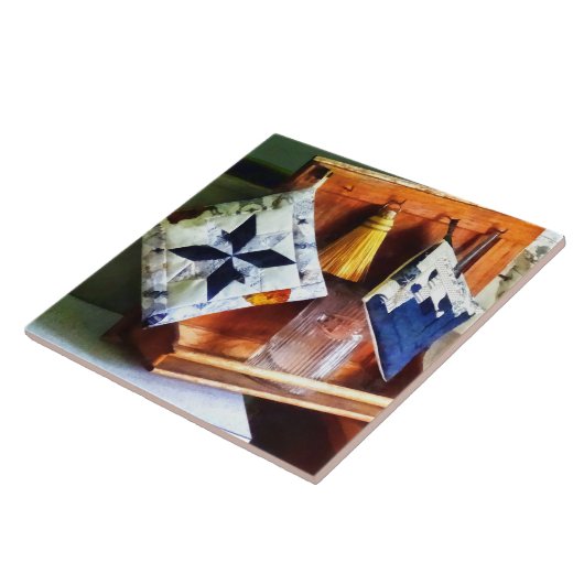 ポトルダー2人 タイル (側面)