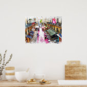 ポト実在ル – リスボン通り ポスター (キッチン)