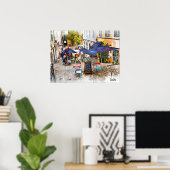 ポト実在ル – リスボン通り ポスター (ホームオフィス)