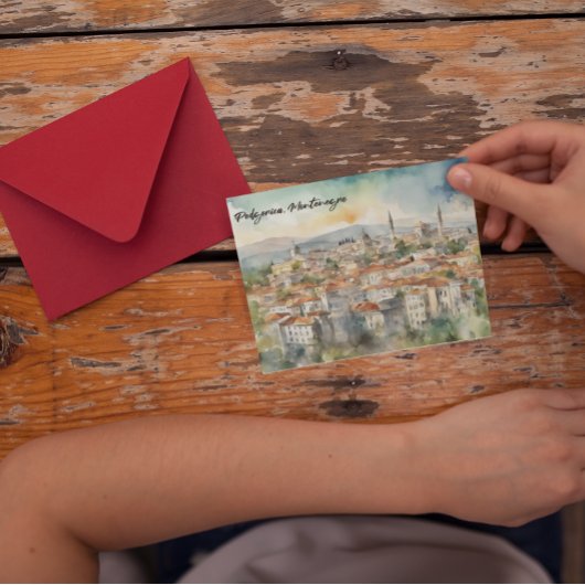 ポドゴリカモンテネグロパノラマビュー ポストカード