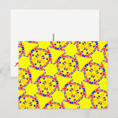 ポドルの花模様 ポストカード (正面/裏面)