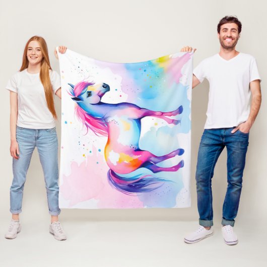 ポニカラフルー2 フリースブランケット (インサイチュ)