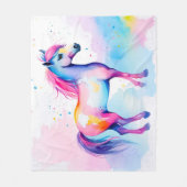 ポニカラフルー2 フリースブランケット (正面)