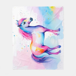 ポニカラフルー2 フリースブランケット