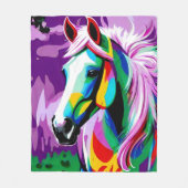 ポニカラフルー フリースブランケット (正面)