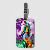 ポニカラフルー ラゲッジタグ (正面縦)