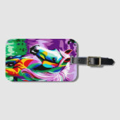 ポニカラフルー ラゲッジタグ (正面横)