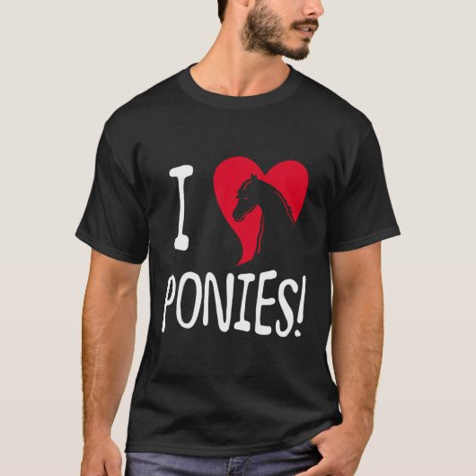 ポニーが大好き Tシャツ (正面)