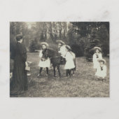 ポニーとロシアの子供たちツァル&ツァリーナ – OTMA ポストカード (正面)