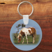 ポニーとローンゴーズキーチェーン キーホルダー (正面)