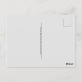 ポニーと虹はがき ポストカード (裏面)