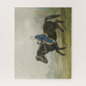 ポニーに乗る少年（Penry Williams著） ジグソーパズル (縦)