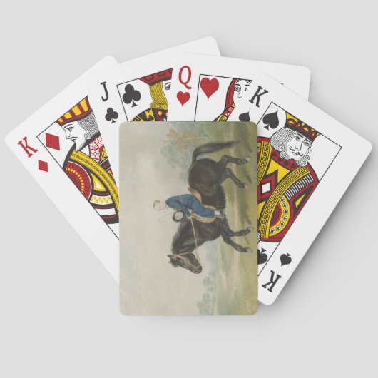 ポニーに乗る少年（Penry Williams著） トランプ (裏面)