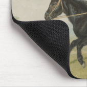 ポニーに乗る少年（Penry Williams著） マウスパッド (コーナー)