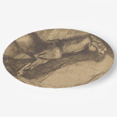 ポニーのスケッチ（ポール・アルバート・ベスナード著） ペーパープレート (アングル)