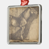 ポニーのスケッチ(ポール・アルバート・ベスナード著) メタルオーナメント (左)