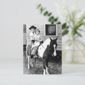 ポニーの乗り物の写真を記憶 カード (スタンド正面)