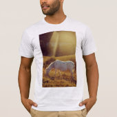 ポニーの放牧 Tシャツ (正面)