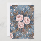 ポニーの誕生日 招待状 (裏面)