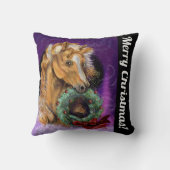 ポニーウィズクリスマスリース クッション (裏面)