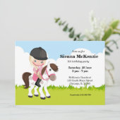 ポニーエクエストリアン乗馬 招待状 (スタンド正面)