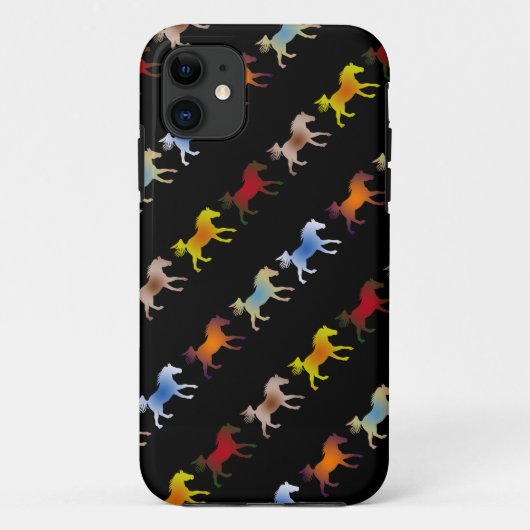 ポニーオンブラック Case-Mate iPhoneケース (裏面)