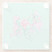 ポニーガラスコースター ガラスコースター (裏面)