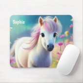 ポニーキュート馬パーソナライズされた動物ガールズ名 マウスパッド (マウス)
