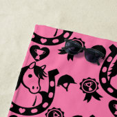 ポニークラブホームデコール壁紙。 ビーチタオル (インサイチュ)