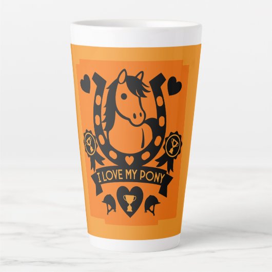 ポニークラブライダー カフェラテマグ (正面)