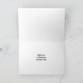 ポニークリスマスパーティーカード(夫) シーズンカード (内部)